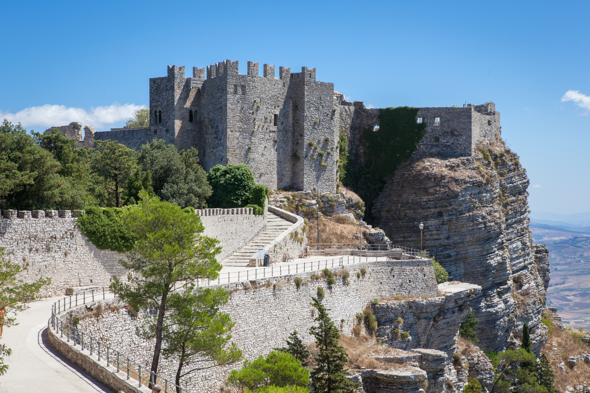 Il Castello di Venere visto dalle Torri del Balio, Erice